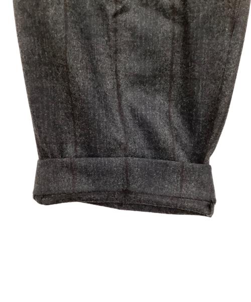ssstein（シュタイン）ssstein (シュタイン) BELTED WIDE STRAIGHT TROUSERS グレー サイズ:Sの古着・服飾アイテム