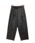 ssstein（シュタイン）の古着「BELTED WIDE STRAIGHT TROUSERS」｜グレー
