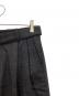 中古・古着 ssstein (シュタイン) BELTED WIDE STRAIGHT TROUSERS グレー サイズ:S：9000円