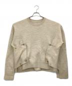 steinシュタイン）の古着「EX FINE WOOL BELTED KNIT LS」｜ベージュ