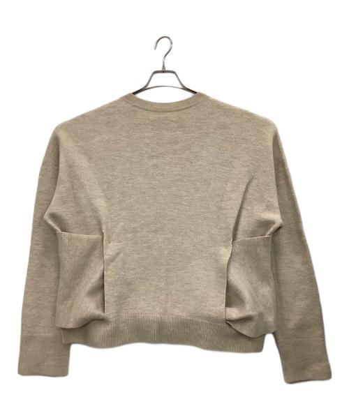 stein（シュタイン）stein (シュタイン) EX FINE WOOL BELTED KNIT LS ベージュ サイズ:Sの古着・服飾アイテム