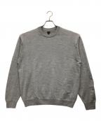 BATONERバトナ―）の古着「ALASHAN CASHMERE CREW NECK」｜グレー