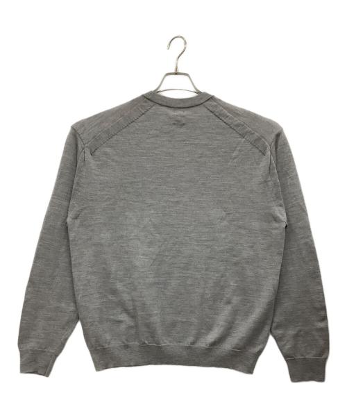 BATONER（バトナ―）BATONER (バトナ―) ALASHAN CASHMERE CREW NECK グレー サイズ:3の古着・服飾アイテム