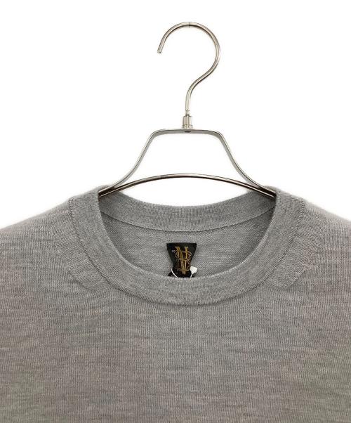 BATONER（バトナ―）BATONER (バトナ―) ALASHAN CASHMERE CREW NECK グレー サイズ:3の古着・服飾アイテム