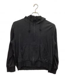 YOHJI YAMAMOTO（ヨウジヤマモト）の古着「EMBROIDERY HOODIE "Black"」｜ブラック
