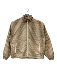 LACOSTE（ラコステ）の古着「バックプリントモノグラムトラックジャケット」｜ベージュ