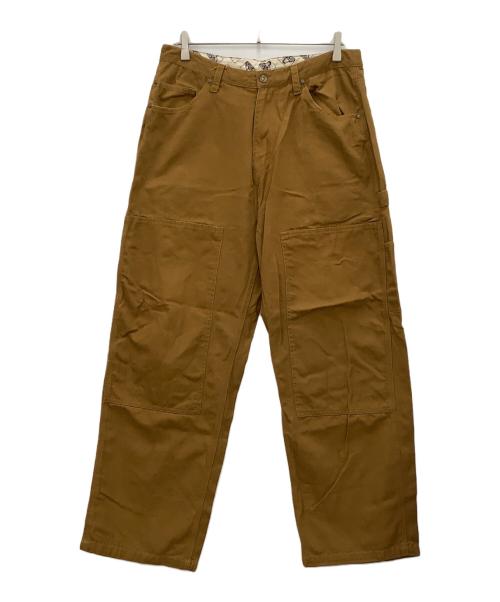 BEN DAVIS（ベンデイビス）BEN DAVIS (ベンデイビス) ダブルニーパンツ ブラウン サイズ:XLの古着・服飾アイテム