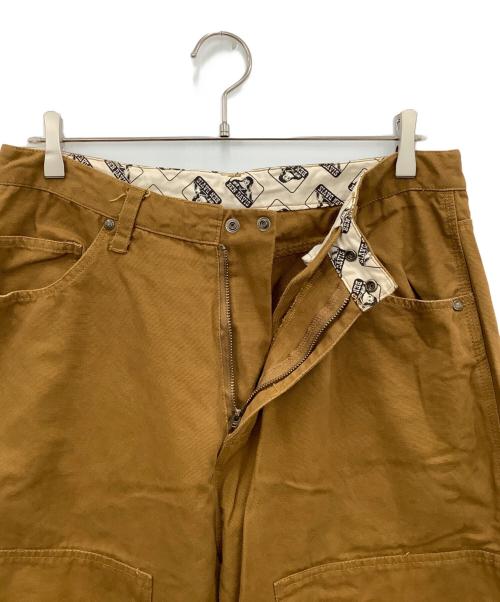 BEN DAVIS（ベンデイビス）BEN DAVIS (ベンデイビス) ダブルニーパンツ ブラウン サイズ:XLの古着・服飾アイテム