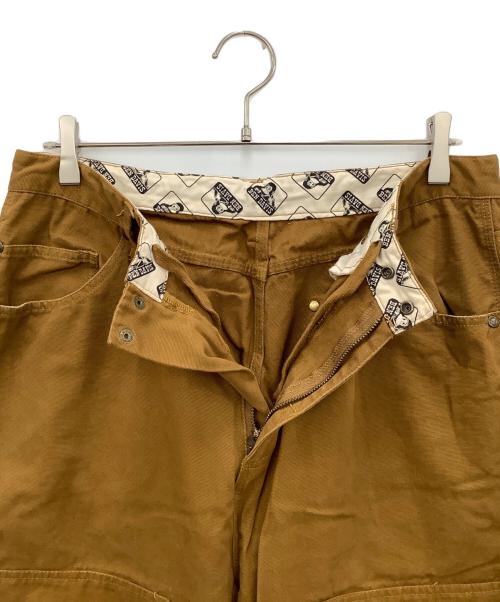 BEN DAVIS（ベンデイビス）BEN DAVIS (ベンデイビス) ダブルニーパンツ ブラウン サイズ:XLの古着・服飾アイテム