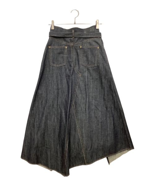 EZUMI（エズミ）EZUMI (エズミ) WRAP PLEATS SKIRT インディゴ サイズ:Sの古着・服飾アイテム
