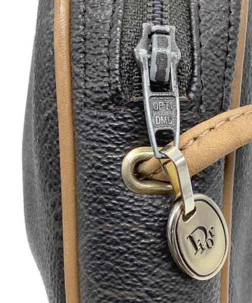Christian Dior（クリスチャン ディオール）Christian Dior (クリスチャン ディオール) ハニカム柄ショルダーバッグ ブラウンの古着・服飾アイテム
