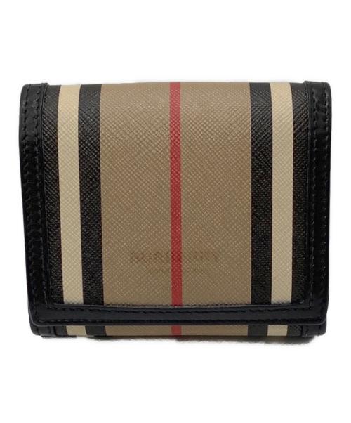 BURBERRY LONDON（バーバリーロンドン）BURBERRY LONDON (バーバリーロンドン) 3つ折り財布 ブラウン×ブラックの古着・服飾アイテム