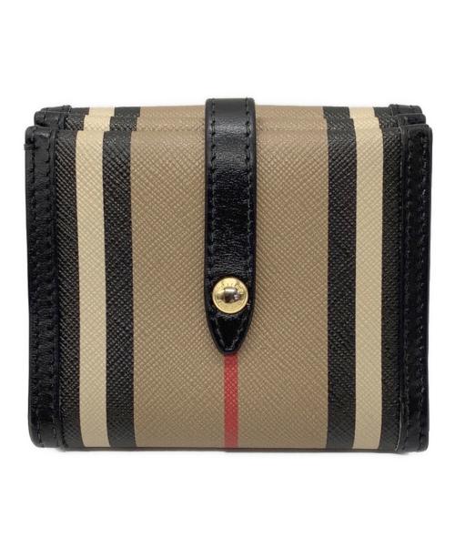 BURBERRY LONDON（バーバリーロンドン）BURBERRY LONDON (バーバリーロンドン) 3つ折り財布 ブラウン×ブラックの古着・服飾アイテム