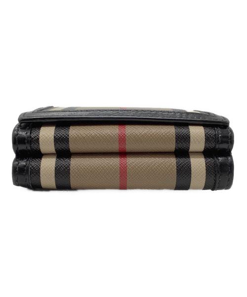 BURBERRY LONDON（バーバリーロンドン）BURBERRY LONDON (バーバリーロンドン) 3つ折り財布 ブラウン×ブラックの古着・服飾アイテム