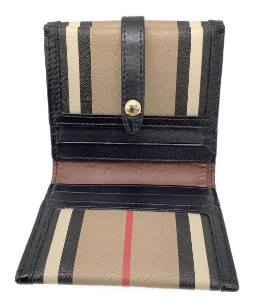 BURBERRY LONDON（バーバリーロンドン）BURBERRY LONDON (バーバリーロンドン) 3つ折り財布 ブラウン×ブラックの古着・服飾アイテム
