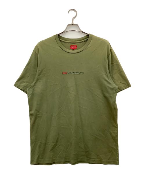 SUPREME（シュプリーム）SUPREME (シュプリーム) 半袖カットソー オリーブ サイズ:Lの古着・服飾アイテム