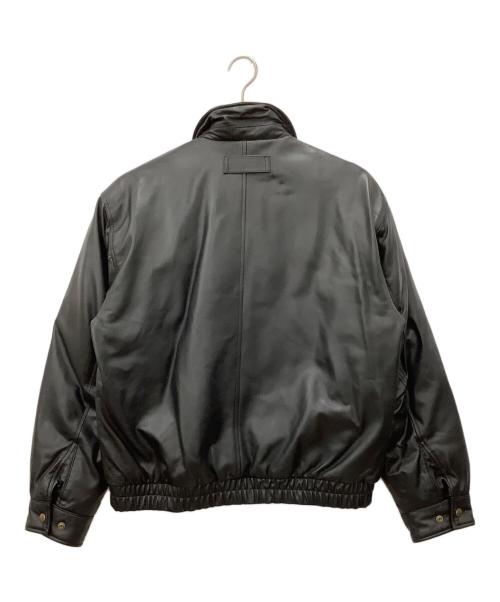 Eddie Bauer（エディーバウアー）Eddie Bauer (エディーバウアー) AVIREX (アヴィレックス) ダウンジャケット ブラック サイズ:Lの古着・服飾アイテム