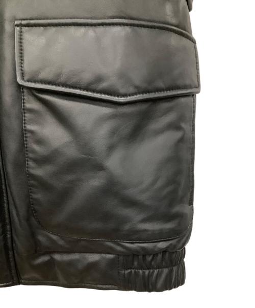 Eddie Bauer（エディーバウアー）Eddie Bauer (エディーバウアー) AVIREX (アヴィレックス) ダウンジャケット ブラック サイズ:Lの古着・服飾アイテム