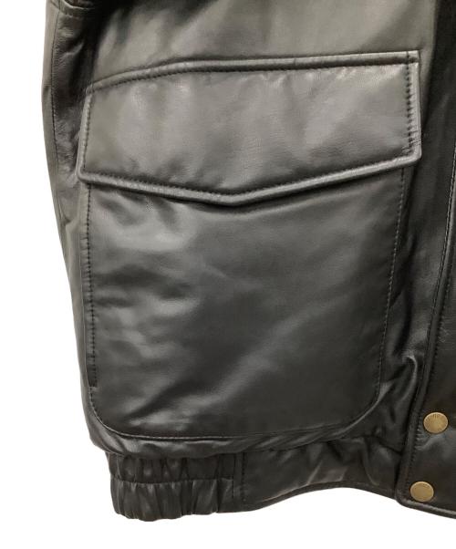 Eddie Bauer（エディーバウアー）Eddie Bauer (エディーバウアー) AVIREX (アヴィレックス) ダウンジャケット ブラック サイズ:Lの古着・服飾アイテム