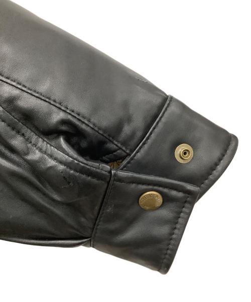 Eddie Bauer（エディーバウアー）Eddie Bauer (エディーバウアー) AVIREX (アヴィレックス) ダウンジャケット ブラック サイズ:Lの古着・服飾アイテム
