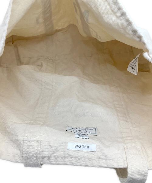 SEUVAS（ソウバス）SEUVAS (ソウバス) トートバッグ ベージュの古着・服飾アイテム