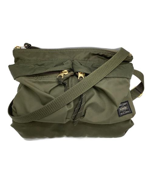 PORTER（ポーター）PORTER (ポーター) ショルダーバッグ オリーブの古着・服飾アイテム