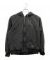 AVIREX（アヴィレックス）の古着「LEATHER PATCH DUCK HOOD JACKET」｜ブラック