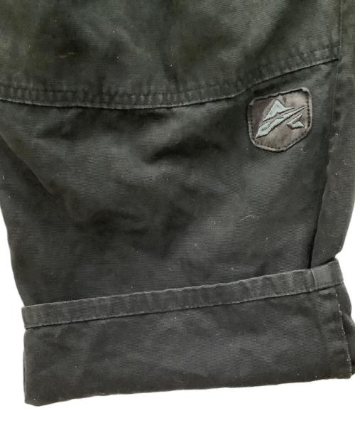 AVIREX（アヴィレックス）AVIREX (アヴィレックス) LEATHER PATCH DUCK DOUBLE KNEE PANTS ブラック サイズ:XLの古着・服飾アイテム