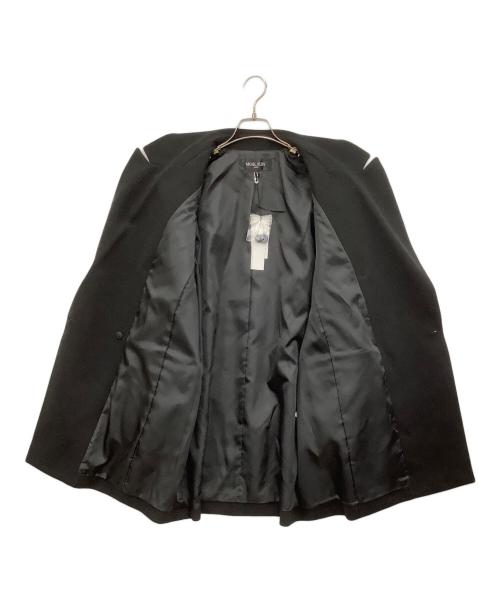 MICHEL KLEIN（ミッシェルクラン）MICHEL KLEIN (ミッシェルクラン) ジャージーメルトンダブルブレストジャコット ブラック サイズ:38の古着・服飾アイテム