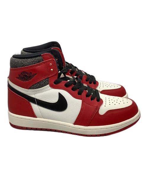 NIKE（ナイキ）NIKE (ナイキ) Nike Air Jordan 1  HIGH OG レッド×ホワイト サイズ:26.5cmの古着・服飾アイテム