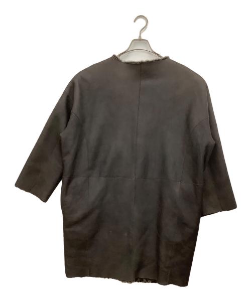 DAMA collection（ダーマコレクション）DAMA collection (ダーマコレクション) ムートンコート ブラウン サイズ:2の古着・服飾アイテム
