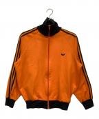 adidasアディダス）の古着「トラックジャケット」｜オレンジ