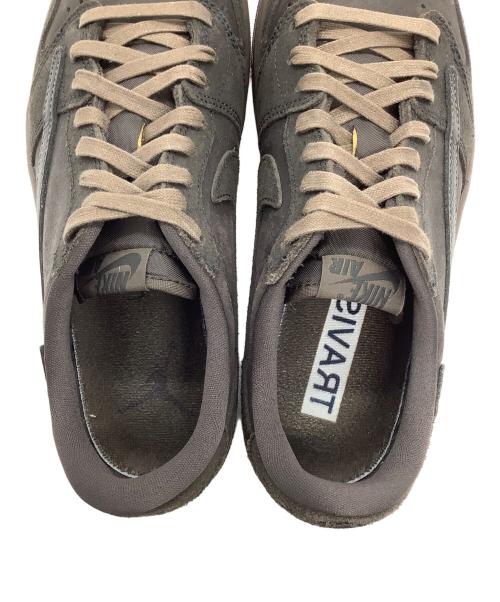 NIKE（ナイキ）NIKE (ナイキ) TRAVIS SCOTT (トラヴィススコット) ローカットスニーカー ブラウン サイズ:27.5の古着・服飾アイテム