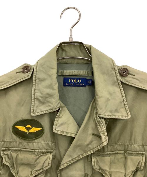 POLO RALPH LAUREN（ポロ・ラルフローレン）POLO RALPH LAUREN (ポロ・ラルフローレン) ミリタリージャケット グリーン サイズ:Sの古着・服飾アイテム