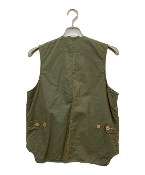 POST O'ALLS（ポストオーバーオールズ）POST O'ALLS (ポストオーバーオールズ) ジップベスト グリーン サイズ:Sの古着・服飾アイテム