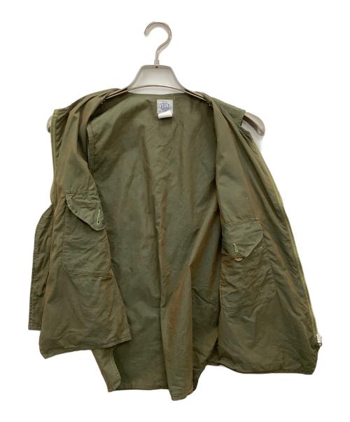 POST O'ALLS（ポストオーバーオールズ）POST O'ALLS (ポストオーバーオールズ) ジップベスト グリーン サイズ:Sの古着・服飾アイテム