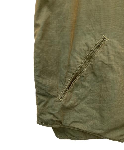 POST O'ALLS（ポストオーバーオールズ）POST O'ALLS (ポストオーバーオールズ) ジップベスト グリーン サイズ:Sの古着・服飾アイテム