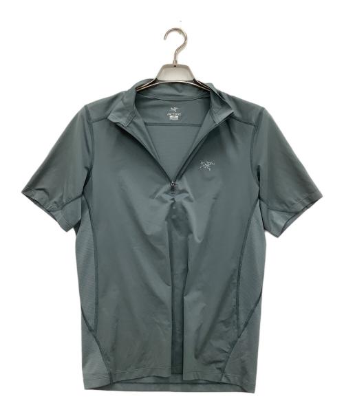 ARC'TERYX（アークテリクス）ARC'TERYX (アークテリクス) ハーフジップカットソー ブルー サイズ:Sの古着・服飾アイテム