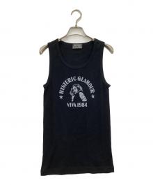 Hysteric Glamour（ヒステリックグラマー）の古着「ノースリーブカットソー」｜ブラック