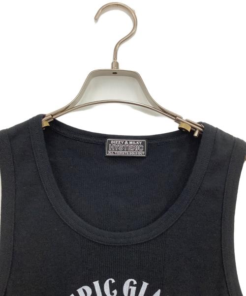 Hysteric Glamour（ヒステリックグラマー）Hysteric Glamour (ヒステリックグラマー) ノースリーブカットソー ブラック サイズ:FREEの古着・服飾アイテム