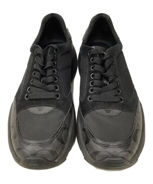COACH（コーチ）COACH (コーチ) ローカットスニーカー ブラック サイズ:26の古着・服飾アイテム