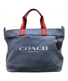 COACH（コーチ）の古着「トートバッグ」｜ブルー