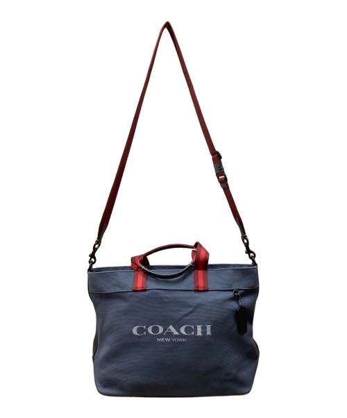 COACH（コーチ）COACH (コーチ) トートバッグ ブルーの古着・服飾アイテム