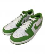 NIKEナイキ）の古着「エアジョーダン1 LOW SE」｜グリーン×ホワイト