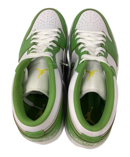NIKE（ナイキ）NIKE (ナイキ) エアジョーダン1 LOW SE グリーン×ホワイト サイズ:28の古着・服飾アイテム