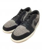 NIKEナイキ）の古着「エアジョーダン1 LOW SE」｜グレー×ブラック