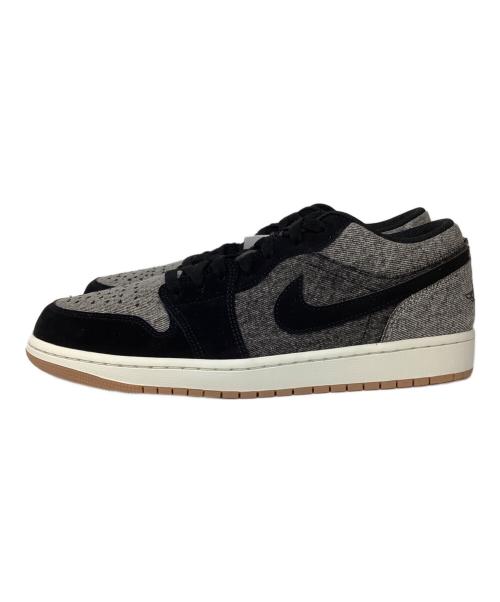 NIKE（ナイキ）NIKE (ナイキ) エアジョーダン1 LOW SE グレー×ブラック サイズ:28の古着・服飾アイテム
