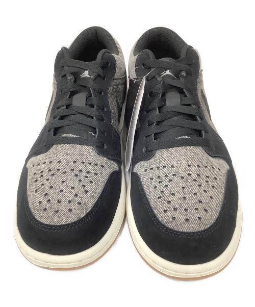 NIKE（ナイキ）NIKE (ナイキ) エアジョーダン1 LOW SE グレー×ブラック サイズ:28の古着・服飾アイテム