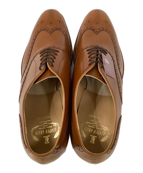 SCOTCH GRAIN（スコッチグレイン）SCOTCH GRAIN (スコッチグレイン) ウィングチップシューズ ブラウン サイズ:27の古着・服飾アイテム