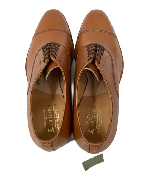 SCOTCH GRAIN（スコッチグレイン）SCOTCH GRAIN (スコッチグレイン) ストレートチップシューズ ブラウン サイズ:27の古着・服飾アイテム